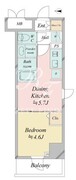 ドゥーエ日暮里4 901 間取り図