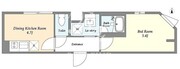タスキリシェス目黒本町 201 間取り図
