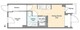 タスキリシェス目黒本町 206 間取り図