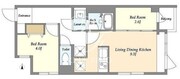 タスキリシェス目黒本町 403 間取り図