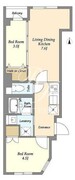 タスキリシェス目黒本町 404 間取り図
