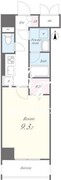 N’sパークレジデンス高田馬場 208 間取り図