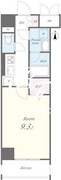 N’sパークレジデンス高田馬場 408 間取り図
