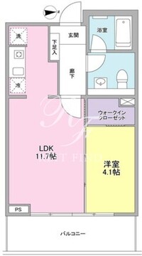 プライムアーバン目黒学芸大学 102 間取り図
