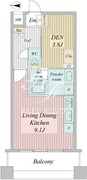 ドゥーエ清澄白河 303 間取り図