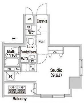 コンフォリア浅草橋DEUX 602 間取り図