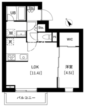 アークマーク南大井 309 間取り図