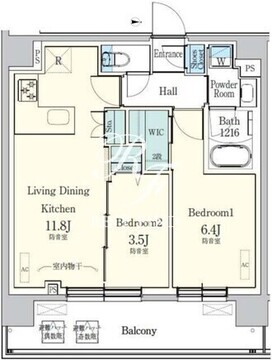 デュオフラッツ東品川　－ＯＴＯ－ 902 間取り図