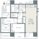 ファブリック信濃町レジデンス 101 間取り図