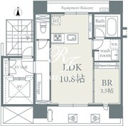 ファブリック信濃町レジデンス 501 間取り図