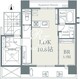 ファブリック信濃町レジデンス 501 間取り図