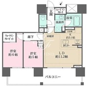 ザ・パークハウス愛宕虎ノ門 501 間取り図