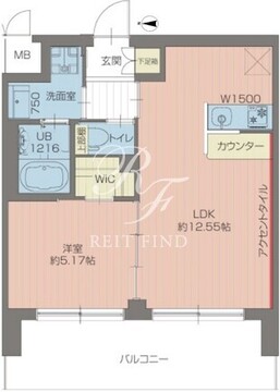 プレジオ葛西ASIAN 203 間取り図