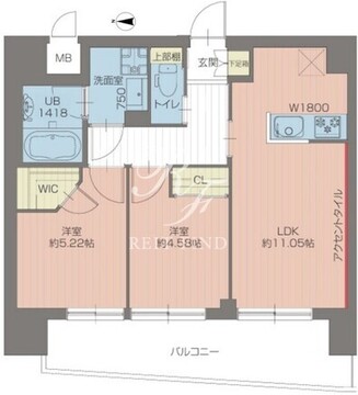 プレジオ葛西ASIAN 201 間取り図