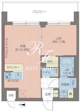 プレジオ葛西ASIAN 806 間取り図