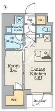 クレストコート南長崎 204 間取り図