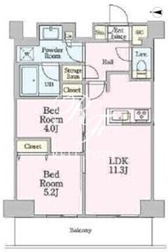 リビオメゾン南砂町 1303 間取り図