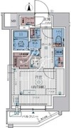 エステムコート亀戸東京イースト 601 間取り図