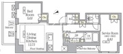 ヴェント四谷 402 間取り図