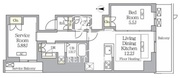 ヴェント四谷 503 間取り図