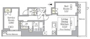 ヴェント四谷 903 間取り図