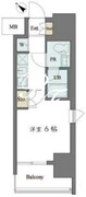 カスタリア大井町 1305 間取り図