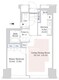 セントラルパークタワー・ラ・トゥール新宿 2706 間取り図