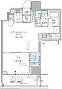 パークアクシス五反田スカイタワー 806 間取り図