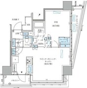 パークアクシス五反田スカイタワー 901 間取り図