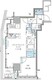 パークアクシス五反田スカイタワー 907 間取り図