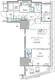 パークアクシス五反田スカイタワー 1204 間取り図