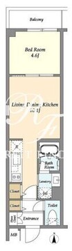 ドゥーエ大森2 303 間取り図