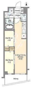 ドゥーエ大森2 306 間取り図