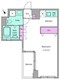 レジディア南雪谷 410 間取り図