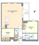 ルミナコート高井戸 202 間取り図