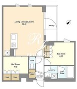 ルミナコート高井戸 402 間取り図