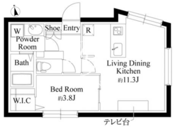 メモラ椎名町 401 間取り図