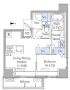 グランドマークレジデンス大森 805 間取り図