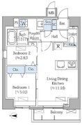 グランドマークレジデンス大森 603 間取り図
