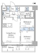 グランドマークレジデンス大森 402 間取り図