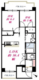 ミオ中目黒 802 間取り図