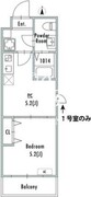 グランパセオ西新井 401 間取り図