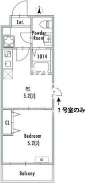 グランパセオ西新井 505 間取り図