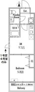 グランパセオ西新井 102 間取り図