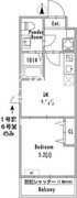 グランパセオ西新井 204 間取り図