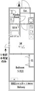 グランパセオ西新井 404 間取り図