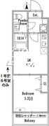 グランパセオ西新井 504 間取り図