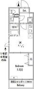 グランパセオ西新井 206 間取り図