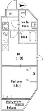 グランパセオ西新井 103 間取り図