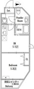 グランパセオ西新井 207 間取り図